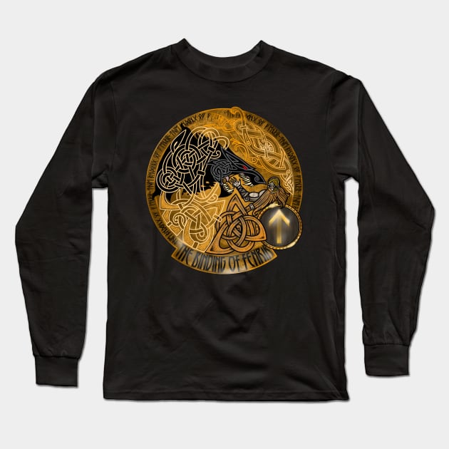 The Binding of Fenrir Long Sleeve T-Shirt by celtichammerclub